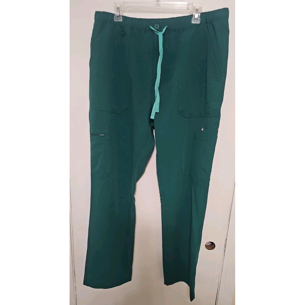 Figs Scrub Pants Technical Collection Green Women's Size XL/T